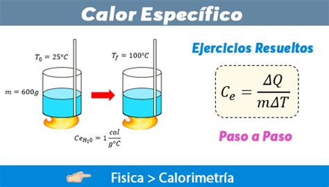 Calor Específico Ejercicios Resueltos 【 Paso A Paso 】 Fisimat