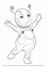 Backyardigans Uniqua Drawing Drawingtutorials101 sketch template