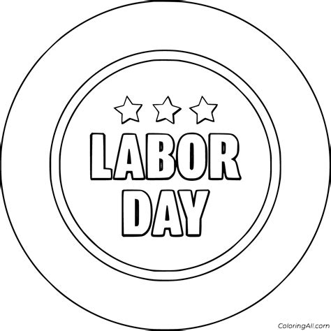 printable labor day coloring pages  vector format easy