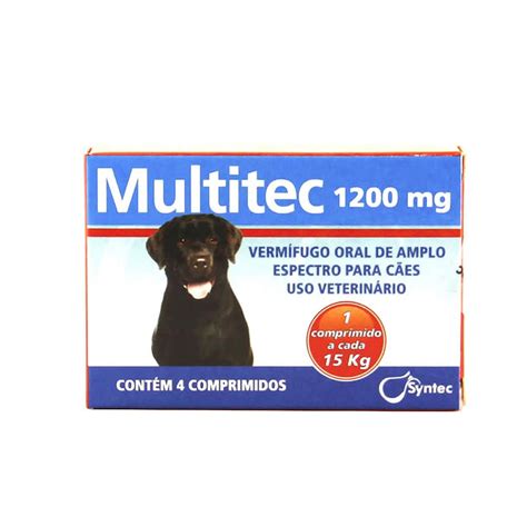 vermifugo multitec mg syntec comprimidos