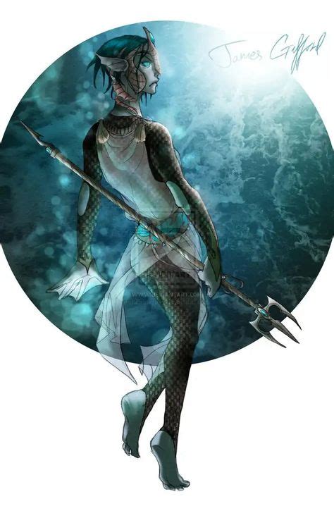 pin  aaron rowe  water genasi  images fantasy girl female character design fantasy