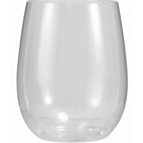 Vinello Plastic Stemless Custom Wine Glass 12 Oz