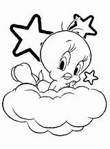 Tweety Deitado Nuvem Nuage Coloriages Looney Tudodesenhos Tunes Referred Anycoloring Acessar Kidsplaycolor Afkomstig sketch template
