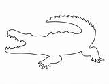 Crocodile Outline Animal Printable Pattern Templates Template Stencil Alligator Patternuniverse Pages Colouring Patterns Stencils Crafts Use Craft Coloring Gif Tattoo sketch template