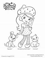 Strawberry Shortcake Coloring Pages Printable Jam Cherry Kids Print Sheets Cartoon Color Bestcoloringpagesforkids Da Strawberries Cat Colouring Tutti Getcolorings Para sketch template