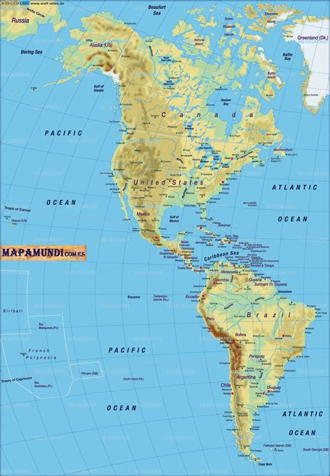 mapas de america politico mapa fisico geografico politico turistico  tematico