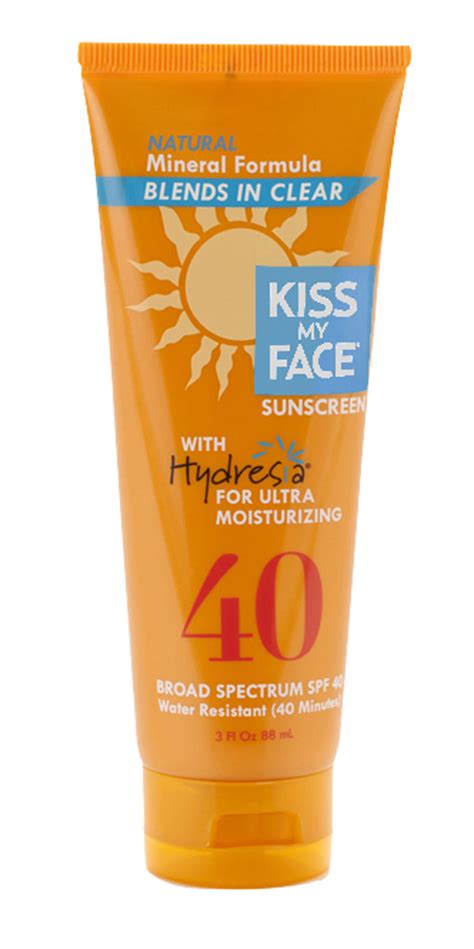 amazoncom kiss  face natural mineral lotion sunscreen spf   hydresia  fluid ounce