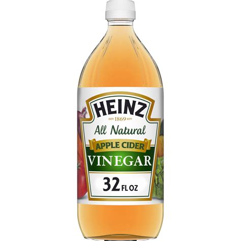 buy heinz  natural apple cider vinegar   acidity  fl oz bottle   lowest