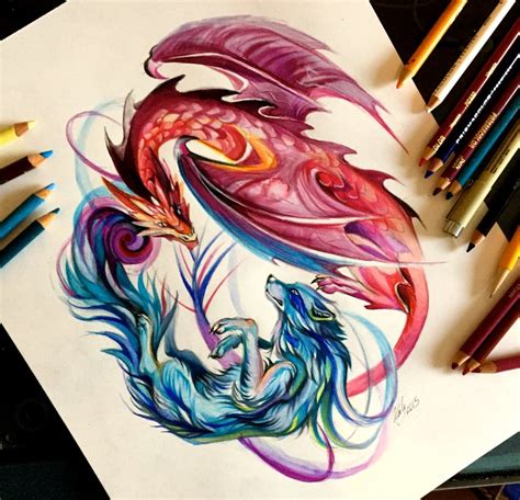 colored pencil drawing art  inspiration wonderful artwork