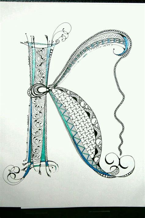 letter  alphabet drawing doodle art zentangle art
