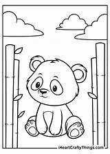 Iheartcraftythings Panda sketch template