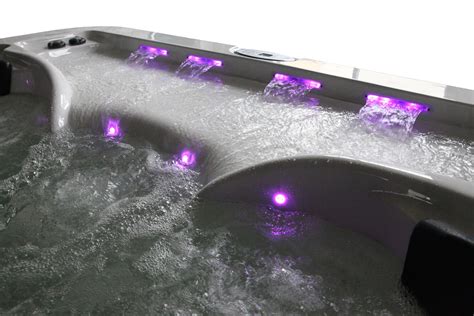 Large Hot Tub With 7 Seats 2 Lounge Ozone Therapy Heater