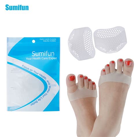pair silicone heel pads soft forefoot  yard pad invisible high heel shoes slip resistant