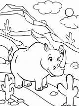Nashorn Beliebte Rhino Malvorlagen Schone sketch template
