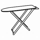 Ironing Board Coloring Pages Tabla sketch template