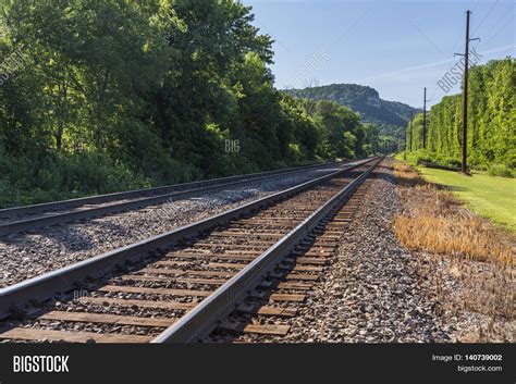 railroad double track mainline image photo bigstock