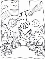 Disegni Padre Colorare Creazione Bambini Preghiera Sulla Religiocando Dio Preghiere Scuola Religione Attività Fantastiche Domenicale Oggetti Biblici sketch template