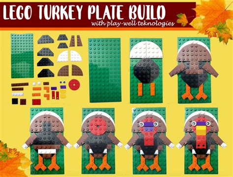 entertaining lego thanksgiving day builds  family brick
