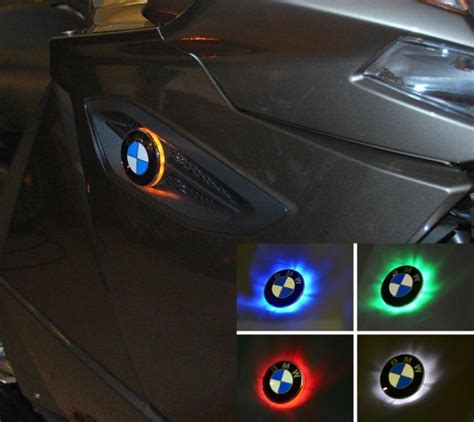 kgt  colour bmw roundel badge led lights emblem lights