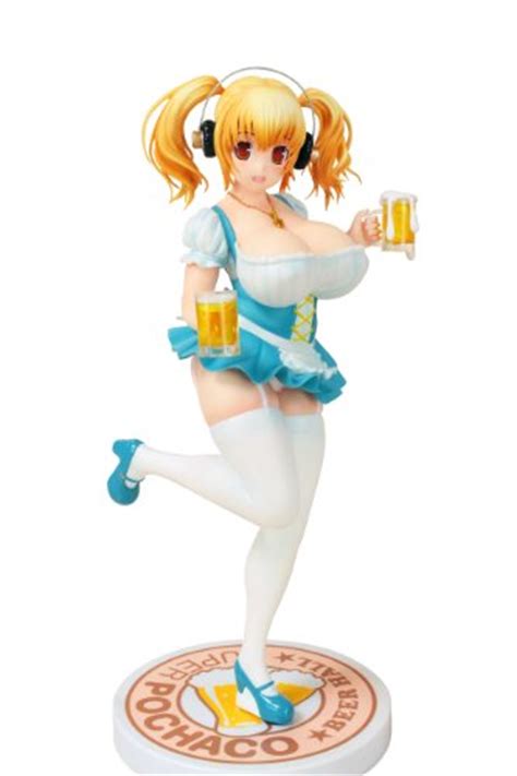 Super Pochaco Beer Girl Sexy Cute Ver Figure Sonico 1 6 Pvc Official
