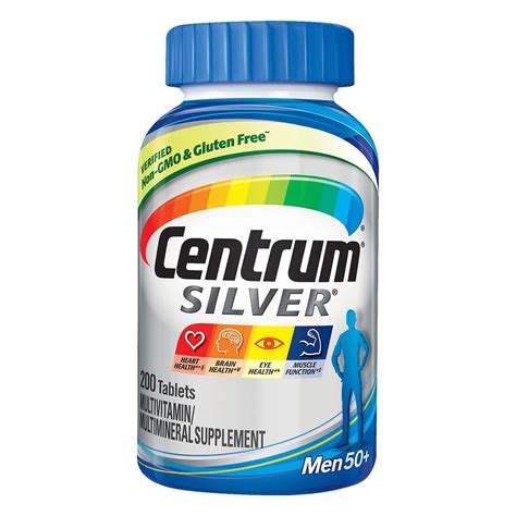 centrum silver men  multivitaminmultimineral supplement tablets shop multivitamins
