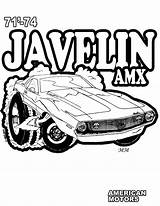 Javelin Coloring Amx Amc Car Clipart Book Cliparts Hornet Sc Motors American Library sketch template