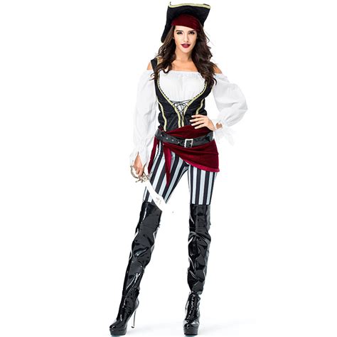 性感女海盗角色扮演cosplay 万圣节海盗服装 舞台表演服 逸品尚城 阿里巴巴