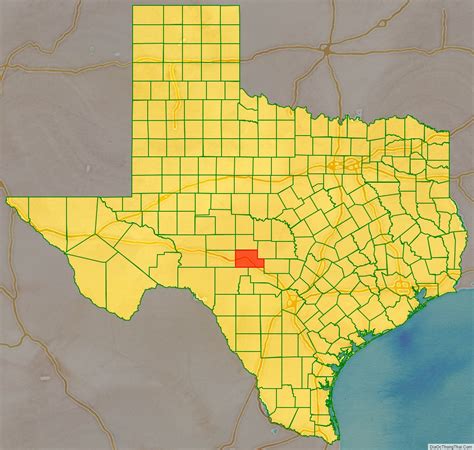 map  kimble county texas