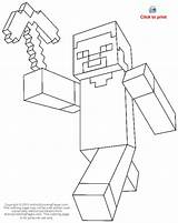 Minecraft Armor Coloring Diamond Steve Pages Getcolorings Color sketch template