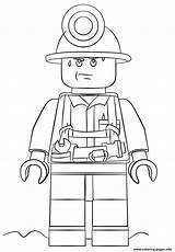 Lego Coloring Pages City Police Printable Miner Colorear Para Figure Fire Mini Color Dibujos Online Chase Mccain Print Truck Colouring sketch template