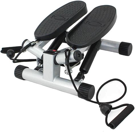 sunny health fitness mini stepper stair stepper exercise equipment  resistance bands