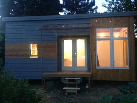 sq ft modern tiny house  wheels  sale