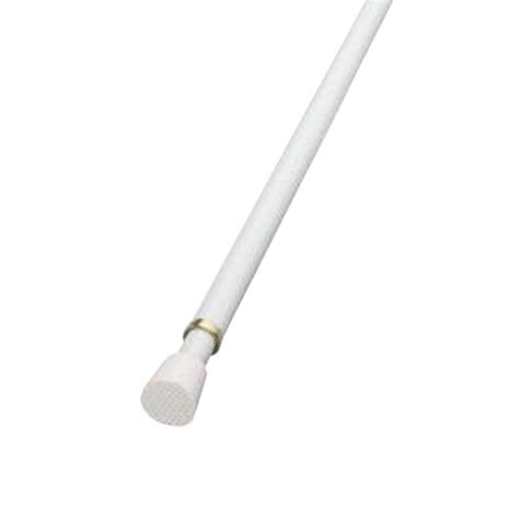 home decorators collection     tension curtain rod  white  p  home