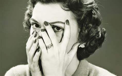 woman hiding  face   hands facebook ladyclever