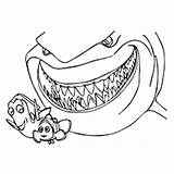 Nemo Finding Dory Bruce Getcolorings Momjunction sketch template