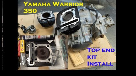 yamaha warrior  engine assembly part  cylinder install youtube