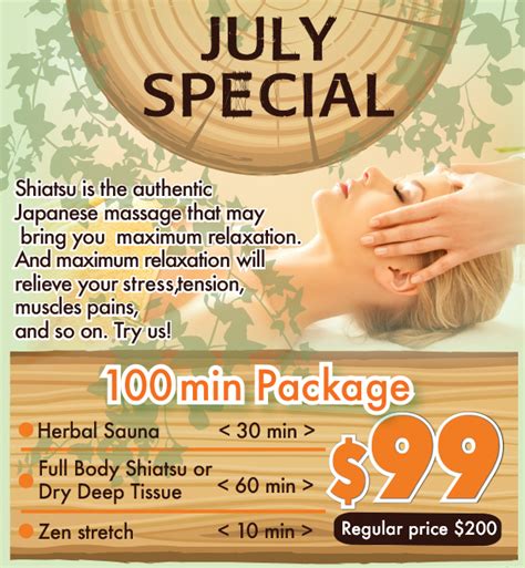 July Special Ido Holistic Center