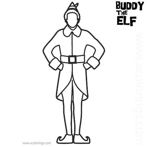 buddy  elf coloring pages brengosfilmitali