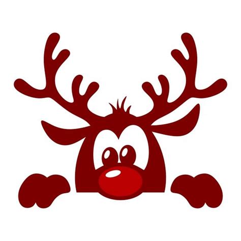 cute christmas reindeer svg clipart vector designs