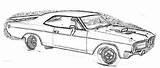 Buick Coloring 1966 sketch template