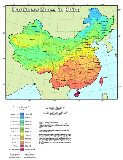 Plant Hardiness Zone Map For China The How Do Gardener