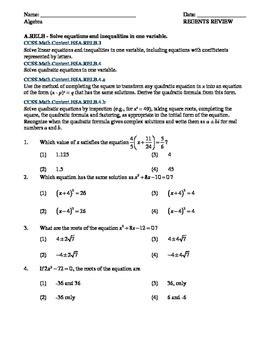 linear equations review worksheet algebra  worksheet project list