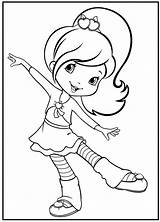 Coloring Exercise Pages Dance Strawberry Preschoolers Kids Shortcake Printable Color Getcolorings Print sketch template