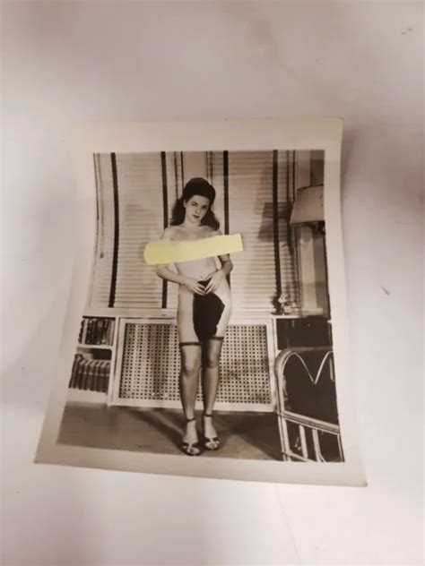 Vintage Nude Woman Pinup 1940s 50s Erotica Original Photo 4×5 Deco Art