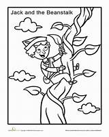 Beanstalk Bean Stalk Kindergarten Colouring Printable Hubpages Fairytale Haricot Wehavekids Sequence Magique Maze Nursery Contes Activités ジャック Jacques Loup Légendes sketch template