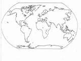 Continents Oceans sketch template