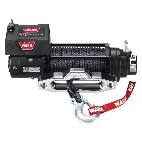 warn   lbs vr entry level series  recovery electric winch  spydura rope