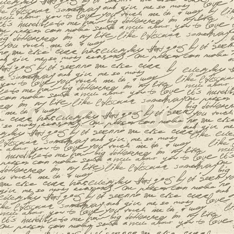 abstract handwriting   vintage paper seamless pattern stock