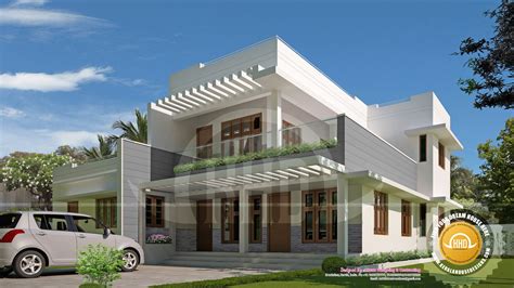 contemporary mix  bedroom house kerala home design  floor plans