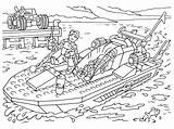 Lego Coloring Pages Boat Kids sketch template
